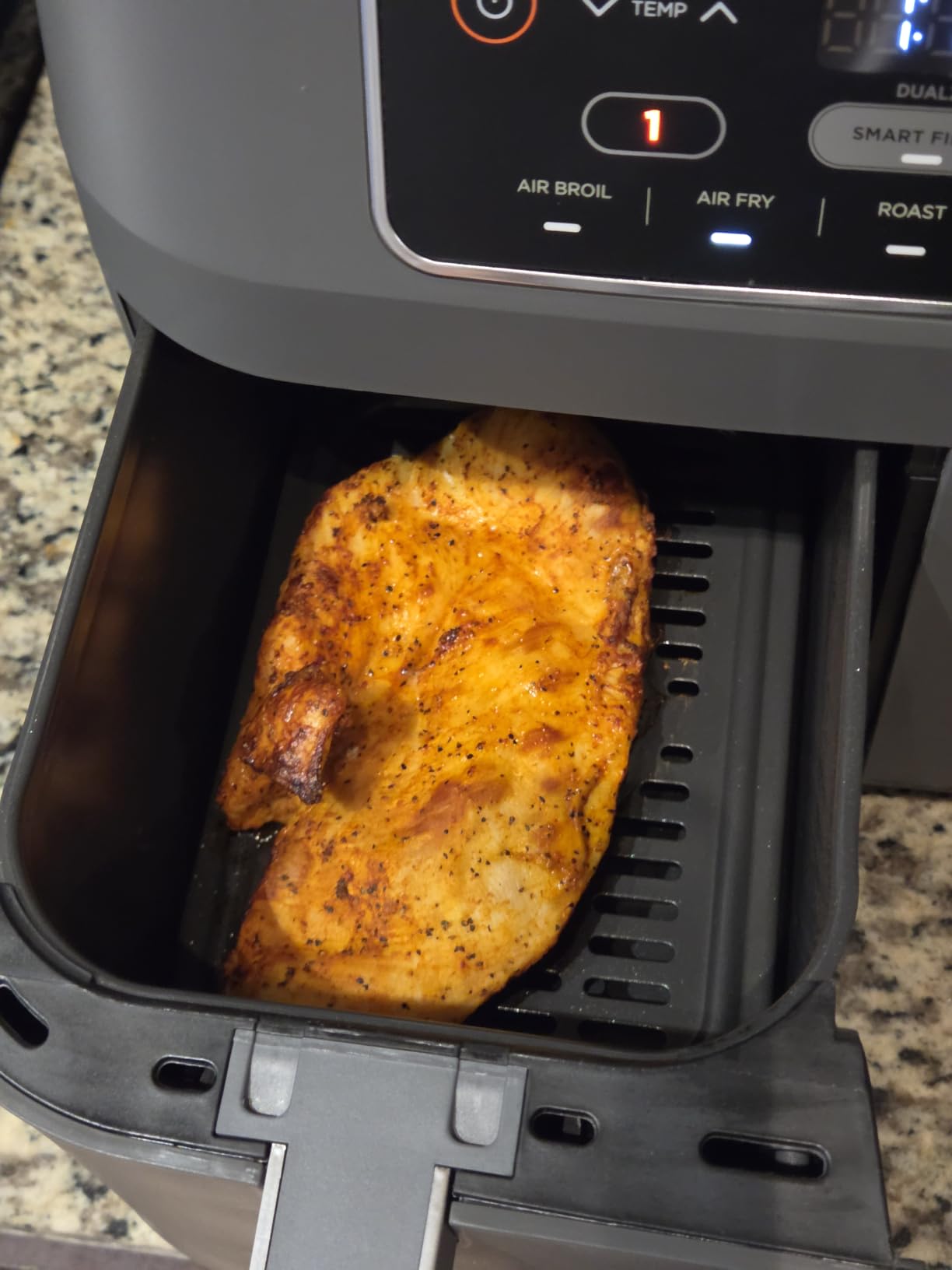 Ninja Foodi Air Fryer, 8 Qt DualZone, 6-in-1, Grey, DZ201 customer photo 2
