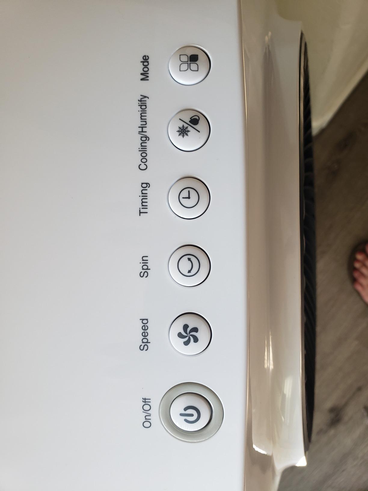 BLACK + DECKER Portable Evaporative Air Cooler with LED Display, BEAC75 customer photo 1