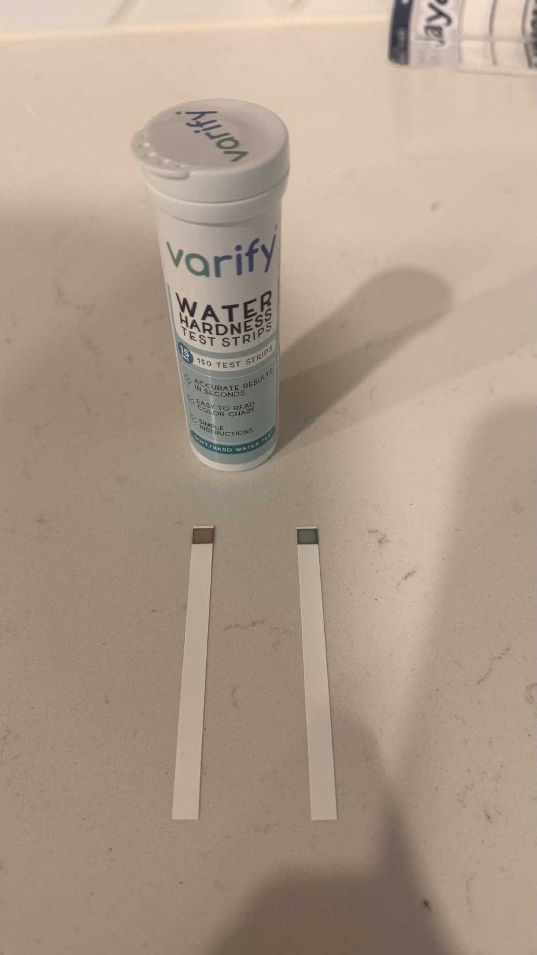 Varify Water Hardness Test Kit - Hard Water Test Strips for Well & Home customer photo 2