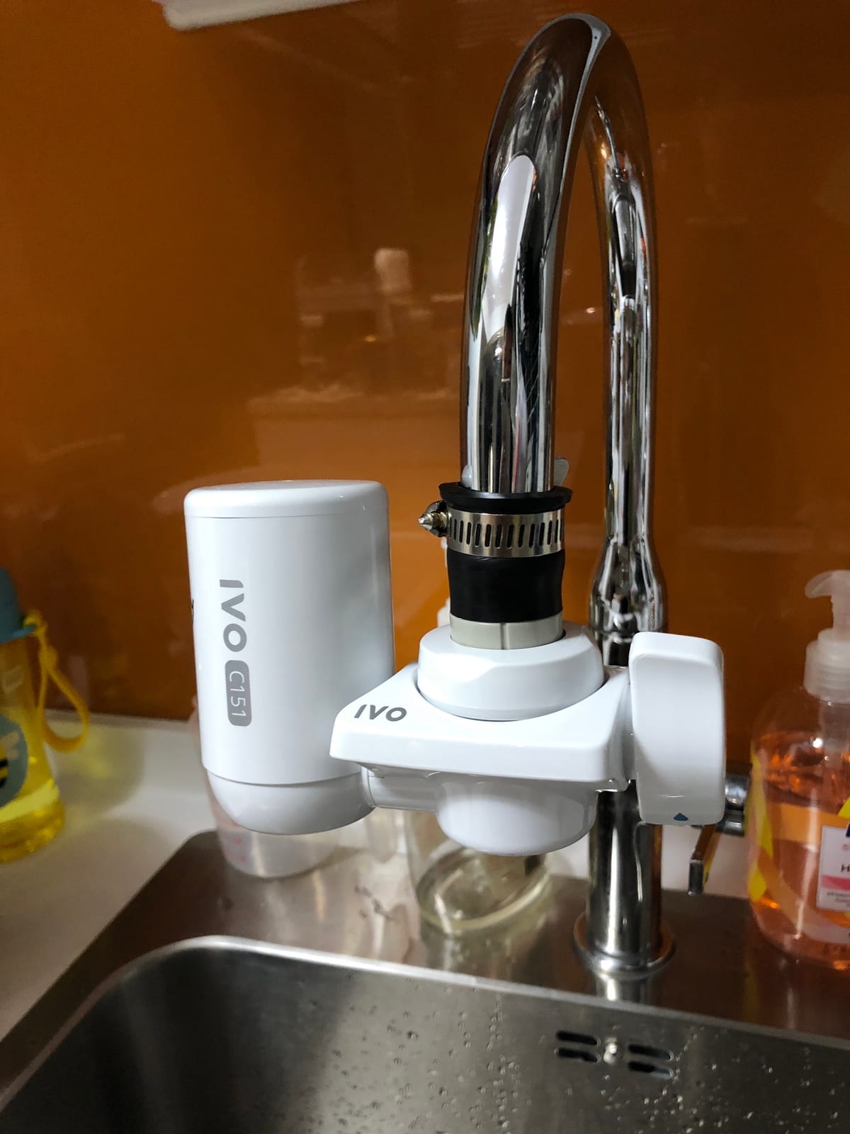 IVO Water Filter for Sink Faucet – 4-Stages with Microfiltration Technology – Removes Chlorine, Rust, Sediments and Microscopic Contaminants – Retains Healthy Minerals customer photo 2