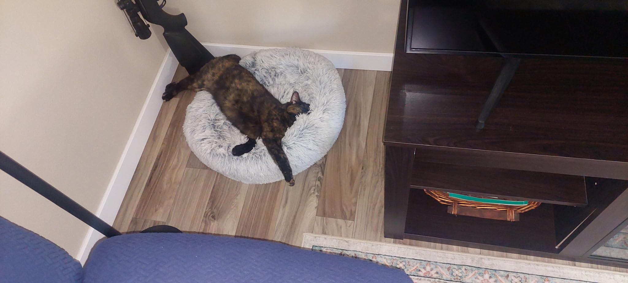 WESTERN HOME WH Calming Soft Round Dog &Cat Bed Small Dog Bed Washable,20