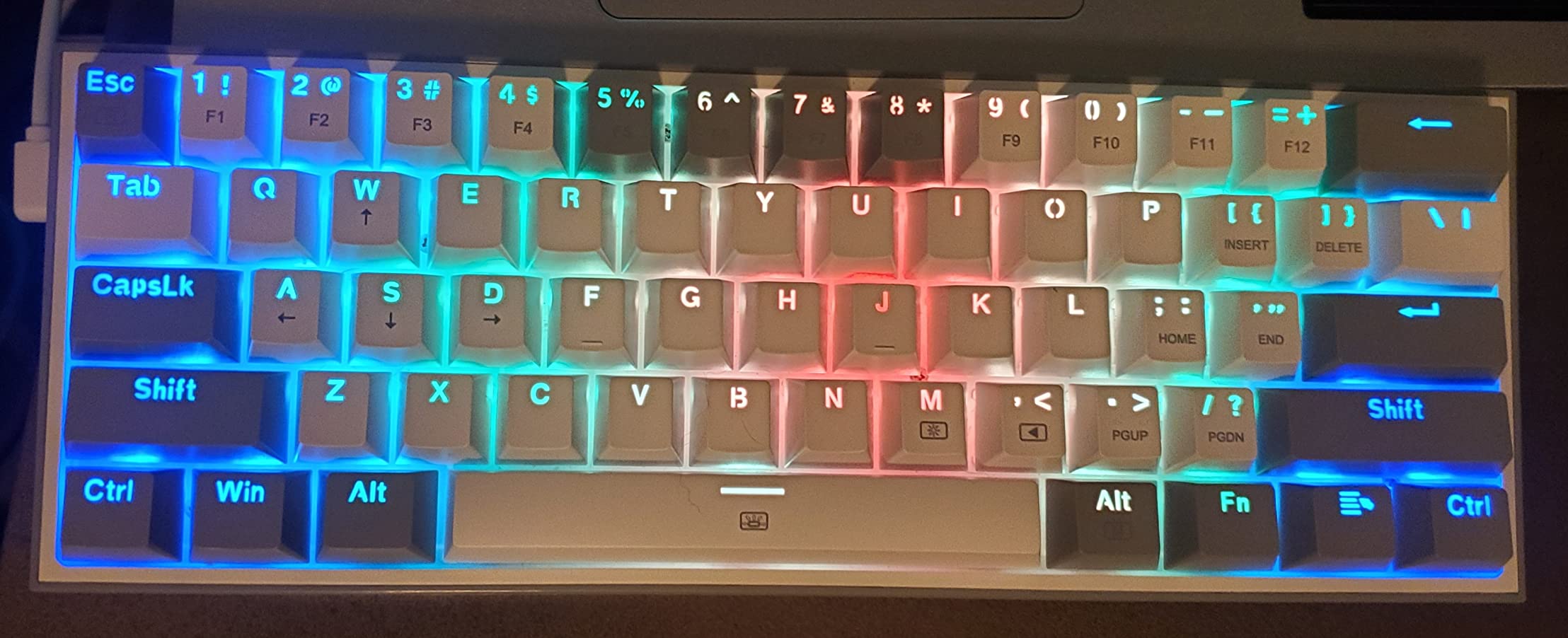 Redragon K617 Wired 60% Compact Hot-Swap RGB Gaming Mechanical Keyboard customer photo 2