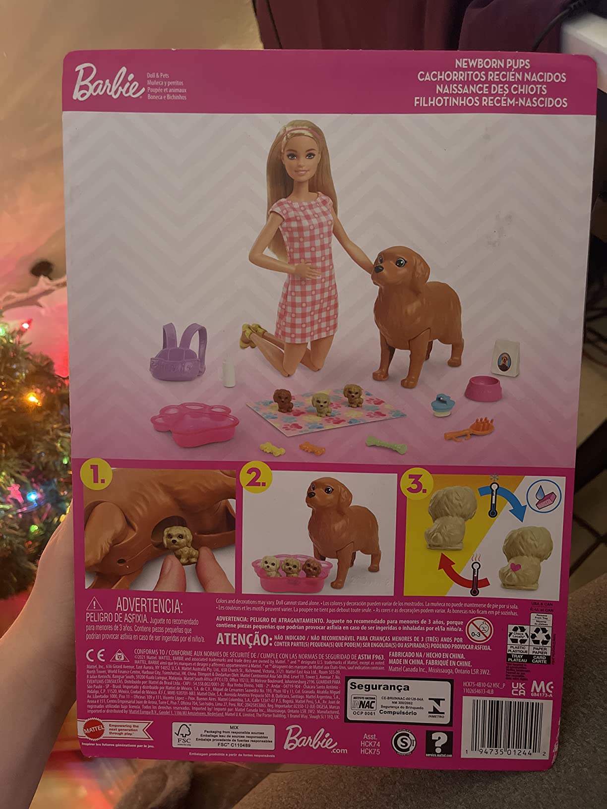 Barbie Doll & Pets Set featuring Mommy Dog and Puppies customer photo 1