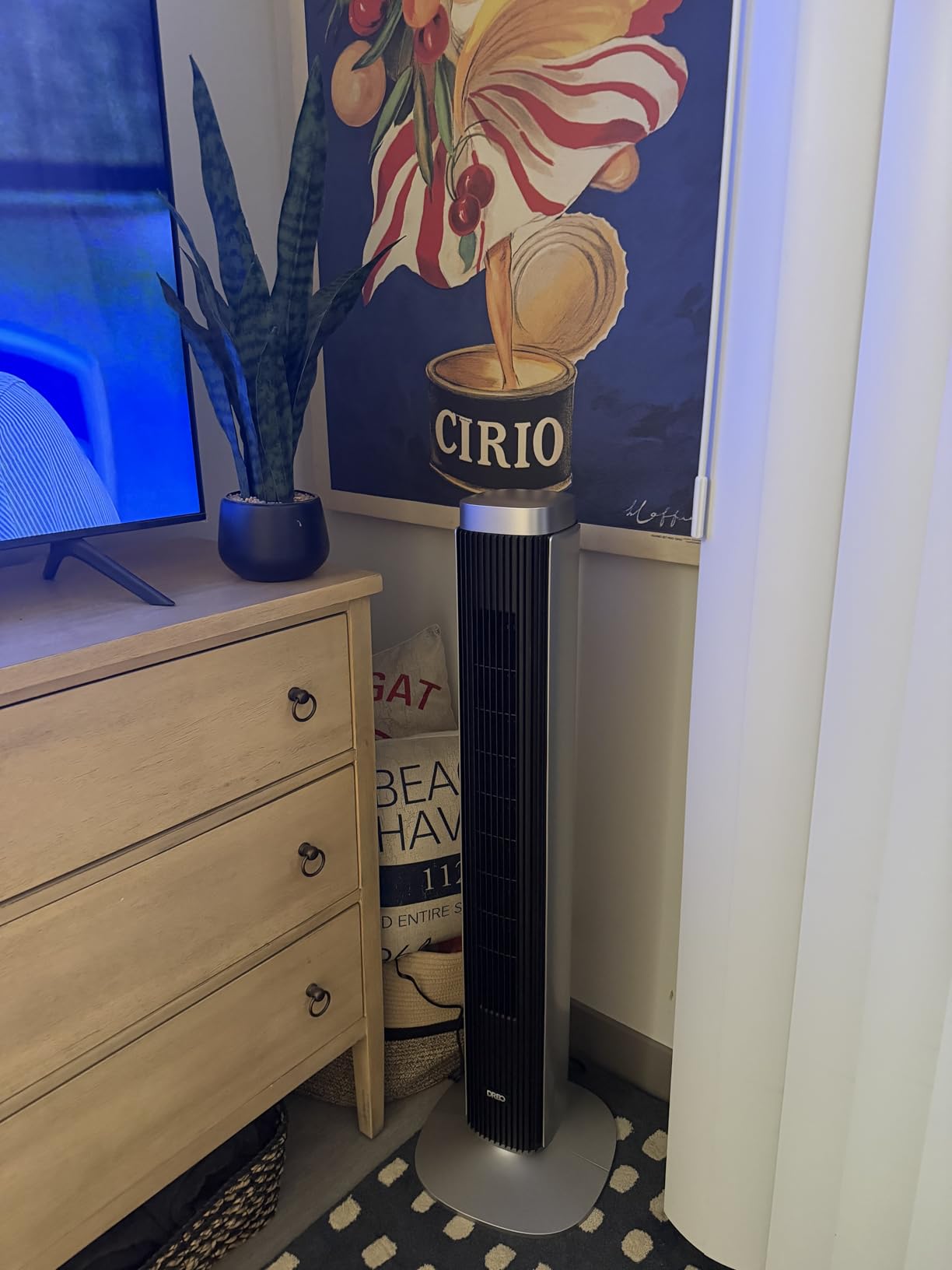 DREO Smart 42'' Tower Fan for Bedroom, 12 Speeds, 20dB Quiet Standing Fan customer photo 2