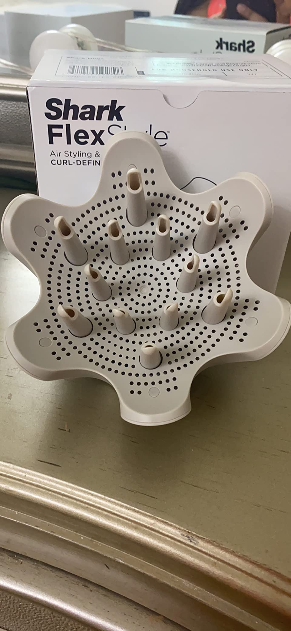 Shark FlexStyle Curl-Defining Diffuser Attachment, Stone, XSKHD4DA customer photo 1