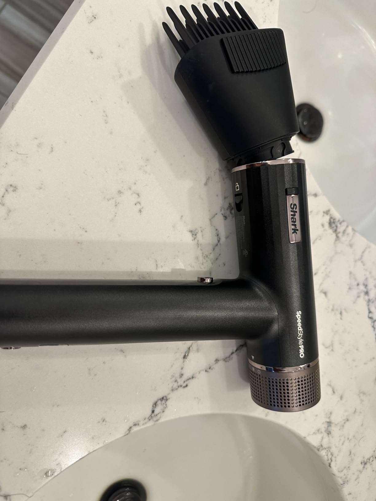 Shark FlexStyle Wide Tooth Comb Attachment, Stone, XSKHD4WTCA customer photo 1