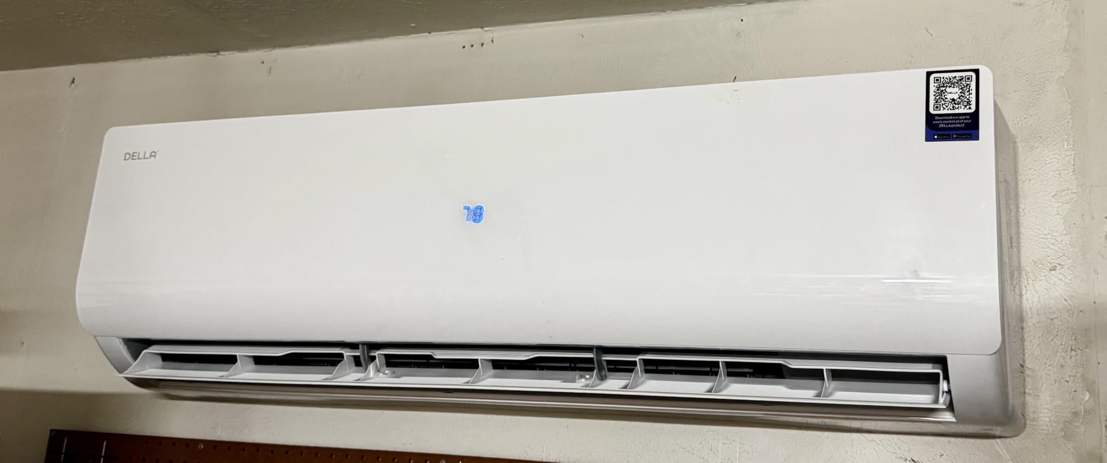 DELLA Vario Series 36,000 BTU 3 Ton 19 SEER2 Ductless Mini Split AC, Pre-Charged Heat Pump, 230V Energy Efficient Inverter System, Work with Alexa, Cools up to 2500 Sq.Ft, 16.4ft Installation Kit customer photo 2