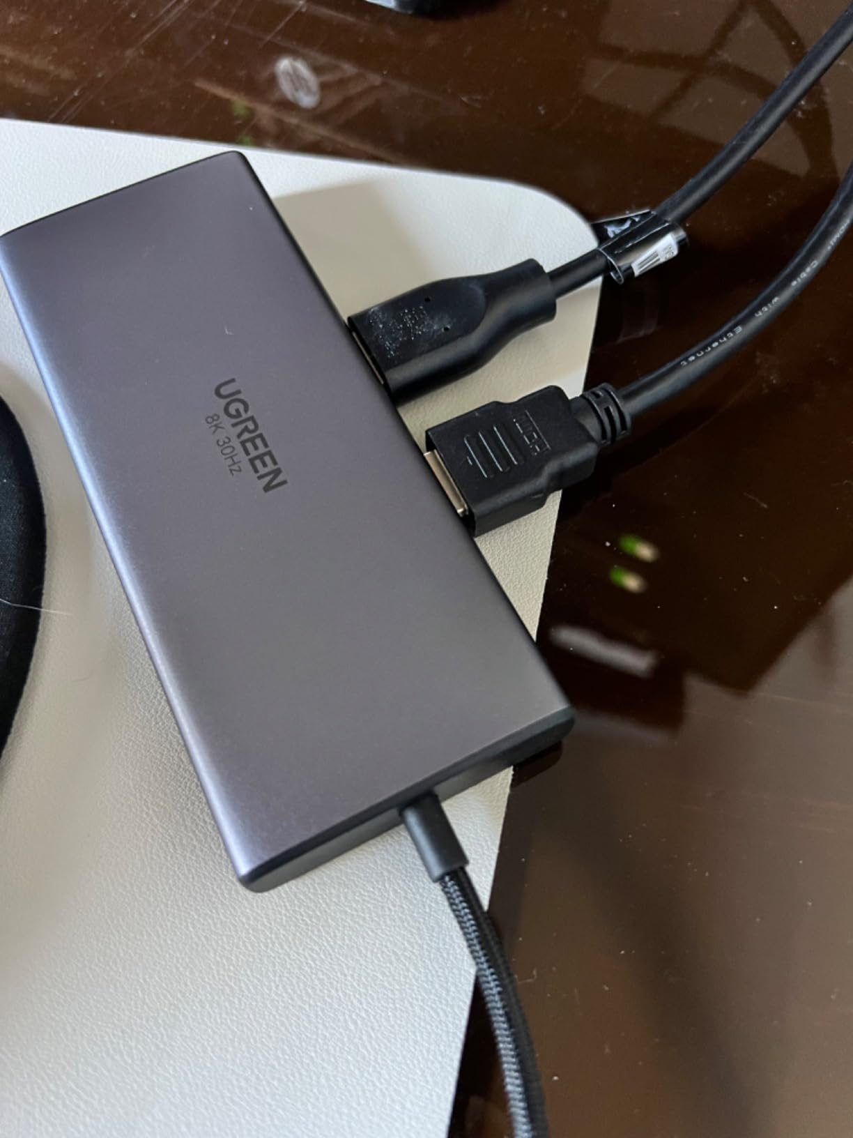 UGREEN USB C Docking Station Dual Monitor, 10-in-1 Laptop Dock with 2 HDMI customer photo 1