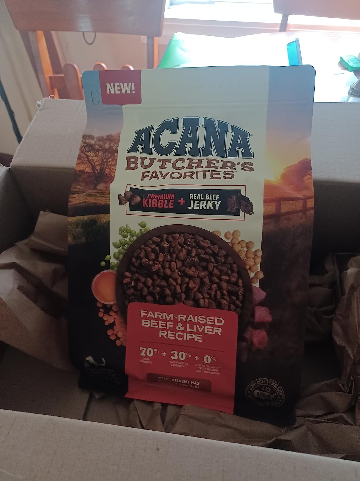 ACANA Butchers Favorites Grain-Free Dry Dog Food Farm-Raised Beef 4lb Bag customer photo 1