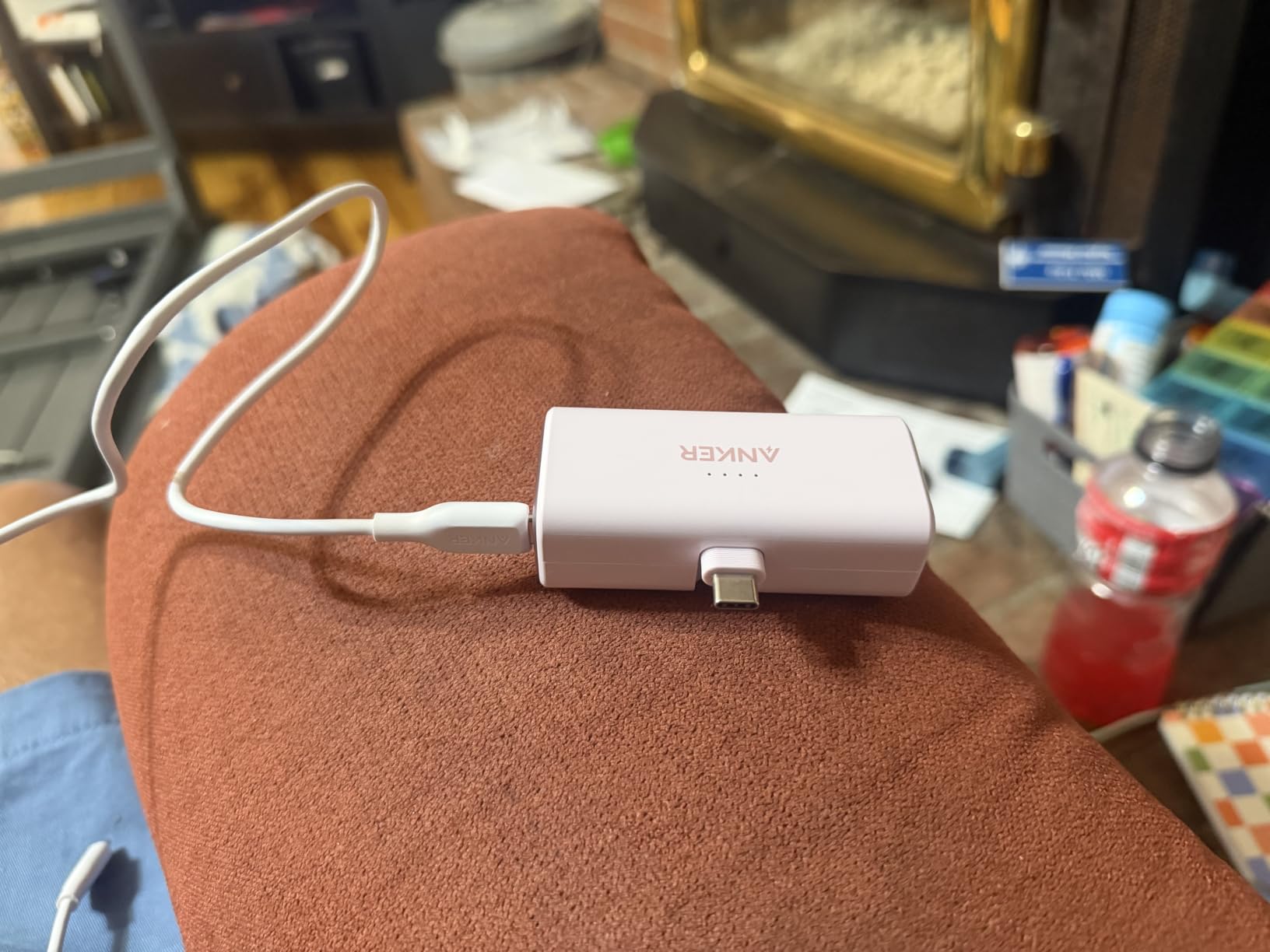 Anker Nano Power Bank,5,000mAh Portable Charger, Built-in USB-C Connector customer photo 2