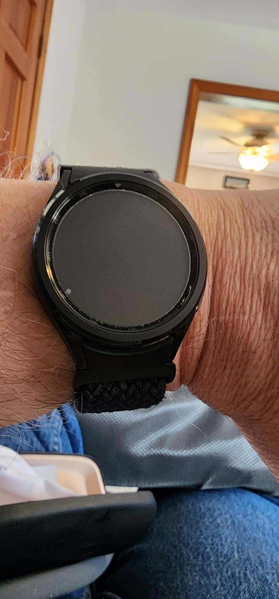 Samsung Galaxy Watch 6 Classic 43mm Bluetooth Smartwatch, Rotating Bezel, Fitness Tracker, Personalized HR Zones, Advanced Sleep Coaching, Heart Monitor, BIA Sensor, Health Insights, US Version, Black customer photo 2