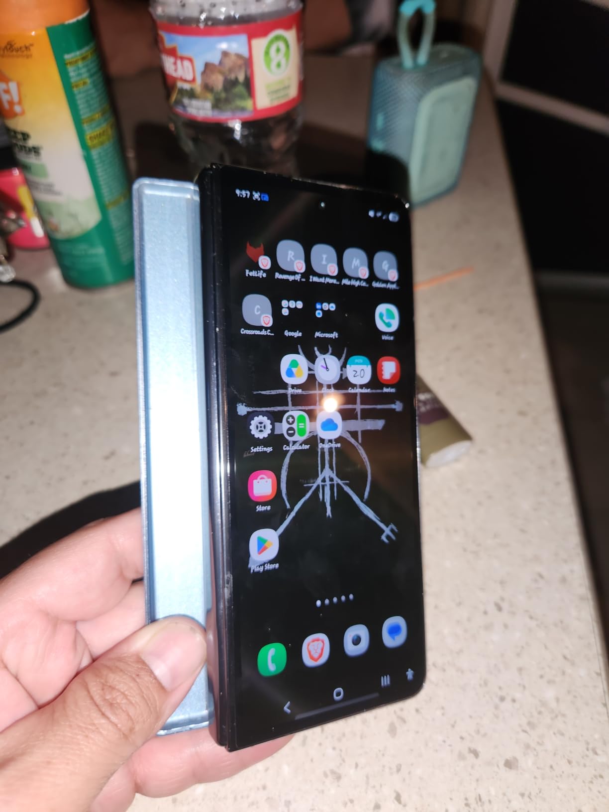 Samsung Galaxy Z Fold 5 5G US Version, 512GB, Phantom Black - Unlocked (Renewed) customer photo 1