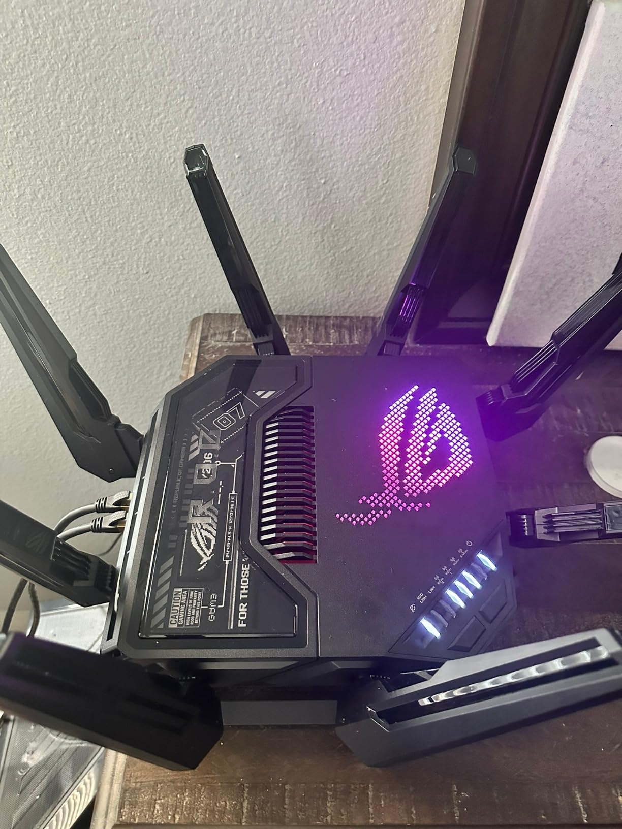 ASUS ROG Rapture GT-BE98 Pro WiFi 7 Gaming Router - Quad-Band, 30Gbps, Mesh customer photo 2