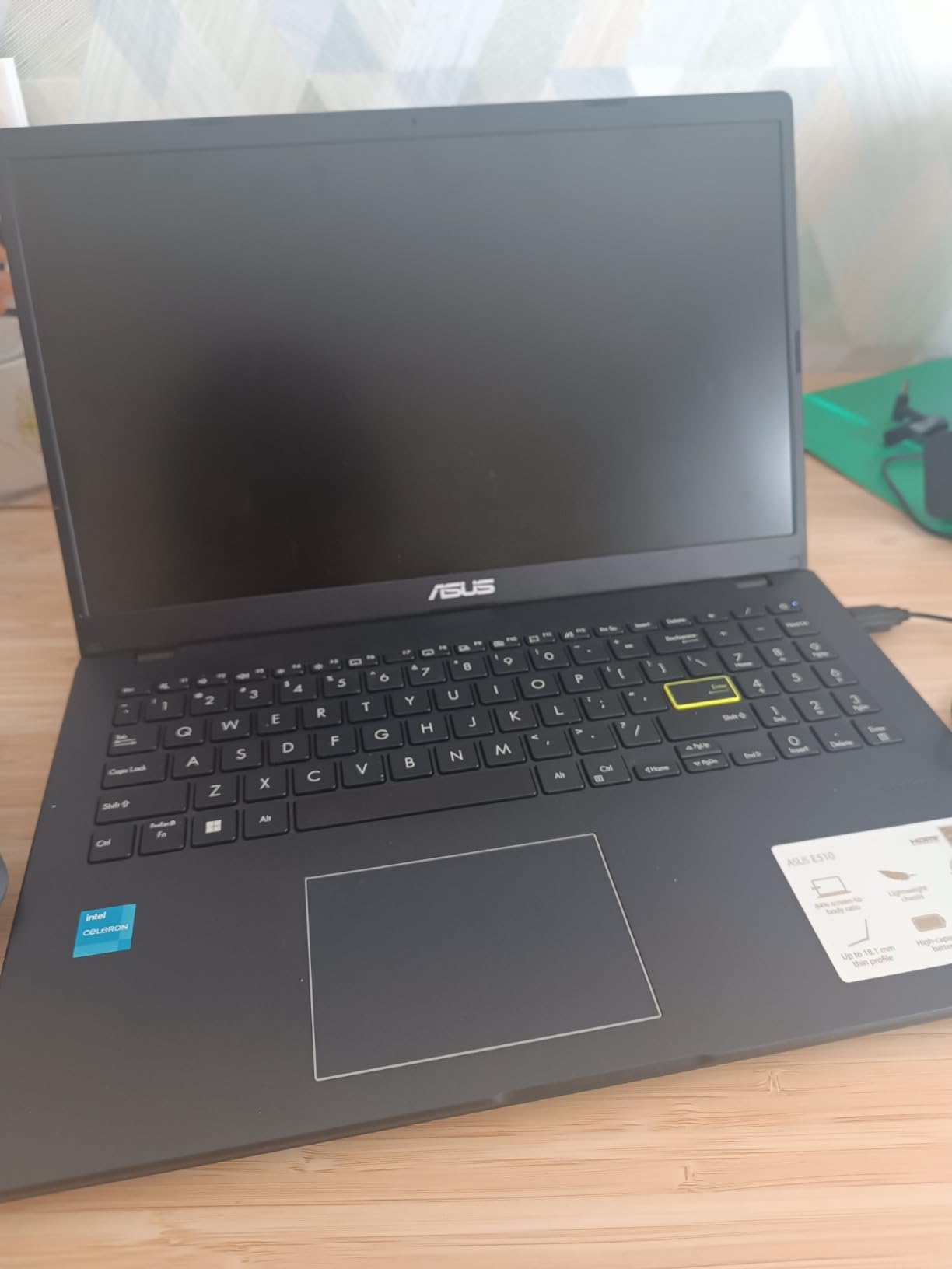 ASUS 15.6” Vivobook Go Slim Laptop, Thin & Portable for Student Study, Intel Dual Core N4500, 4GB RAM, 128GB SSD, Windows 11, Star Black, L510KA-ES04 customer photo 2