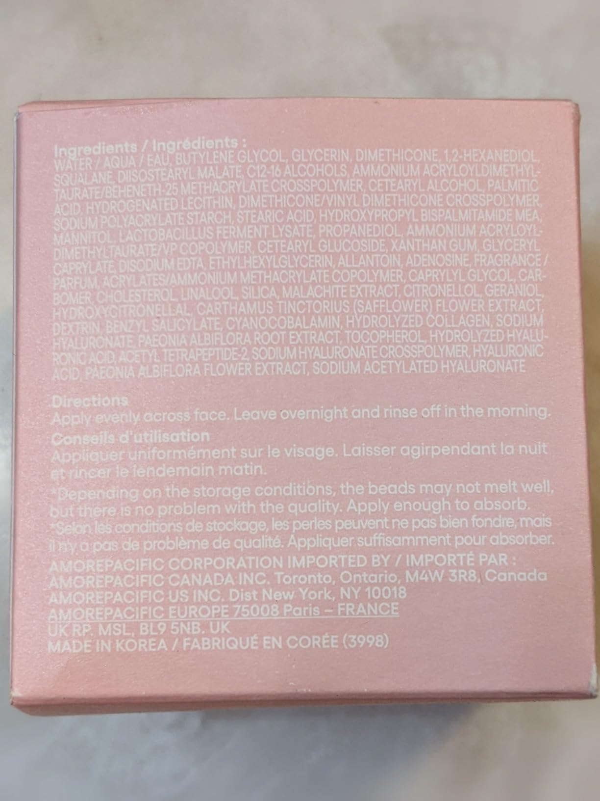 LANEIGE Bouncy & Firm Sleeping Mask | Korean Overnight Face Mask customer photo 1