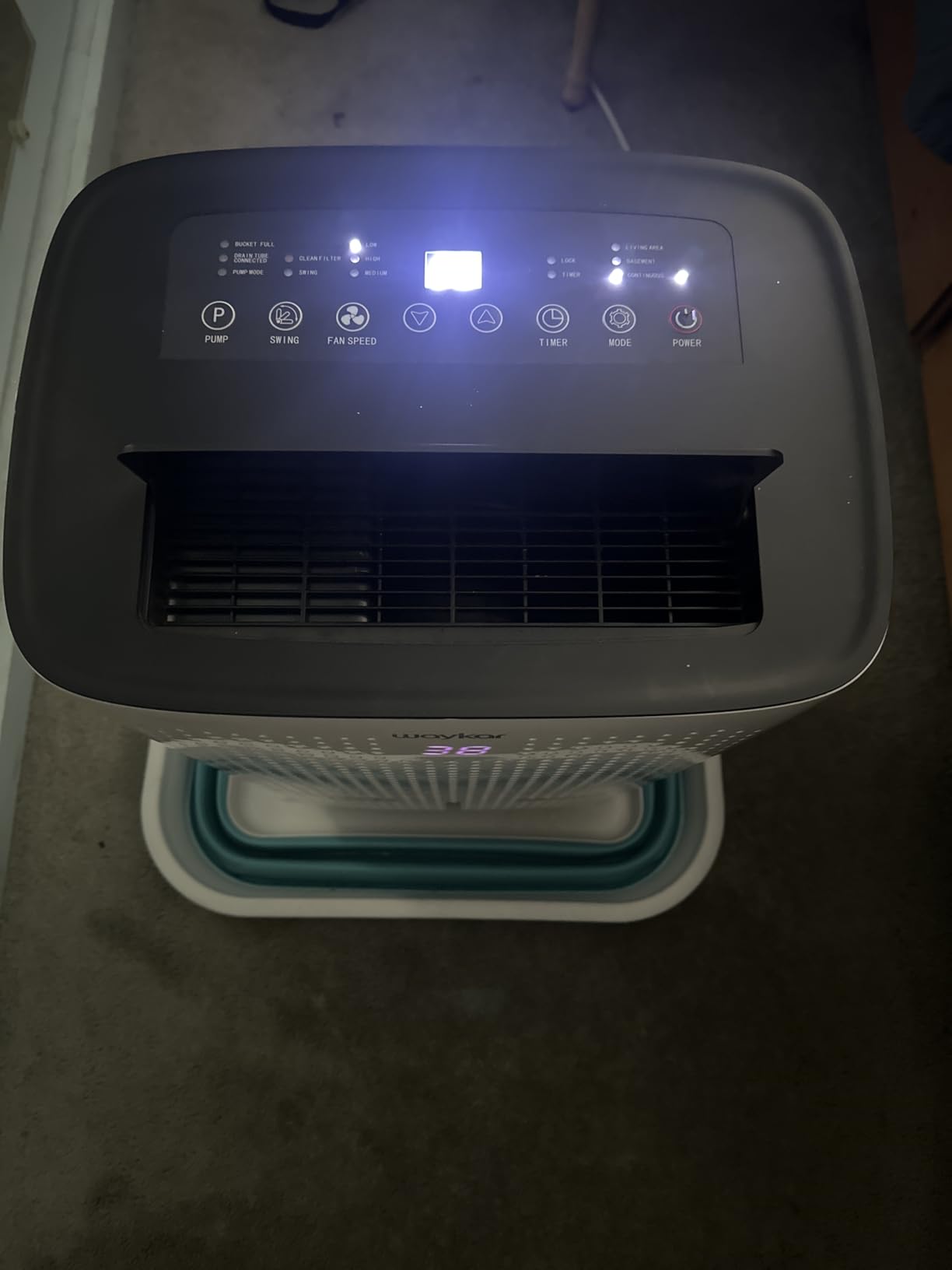 Waykar 150 Pint Commercial Dehumidifier with Pump & Drain Hose for Basement customer photo 2