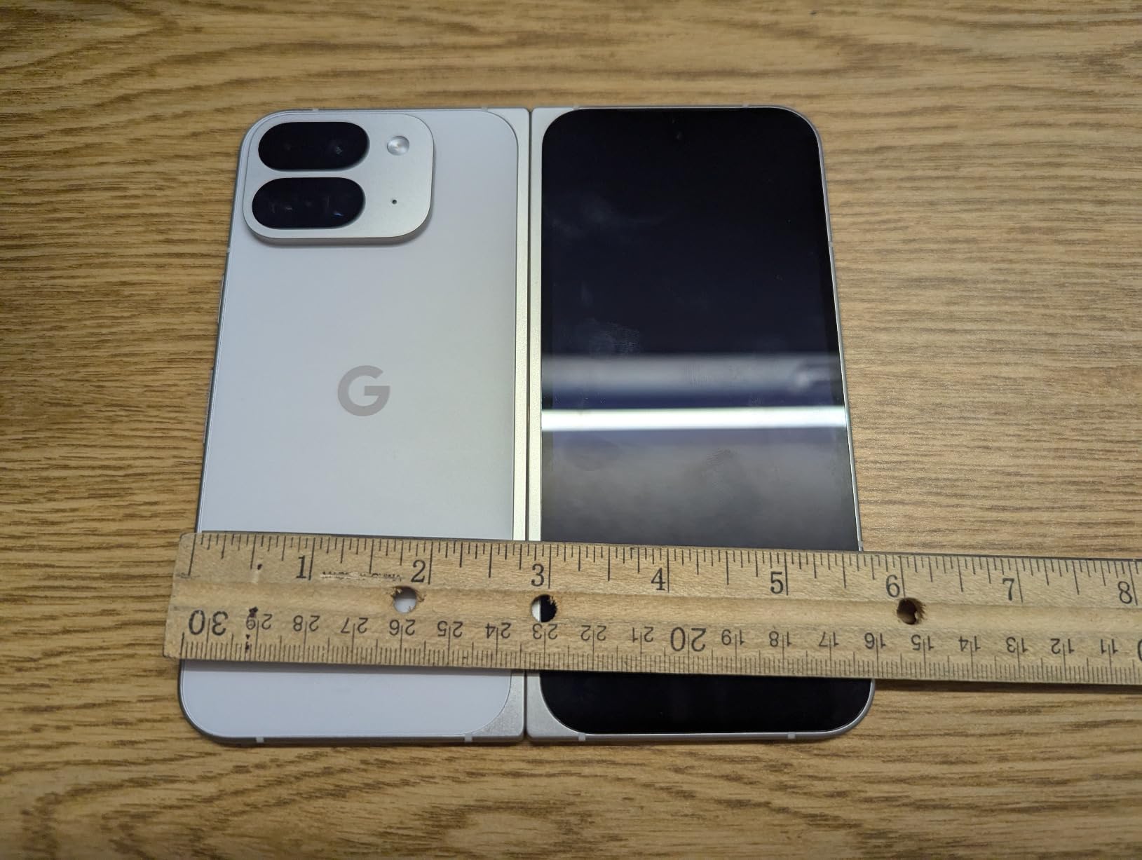 Google Pixel 9 Pro Fold - Unlocked Android Smartphone with Gemini - Advanced Triple Rear Camera System - Foldable Display - Hands-Free Video - Obsidian - 256 GB customer photo 2