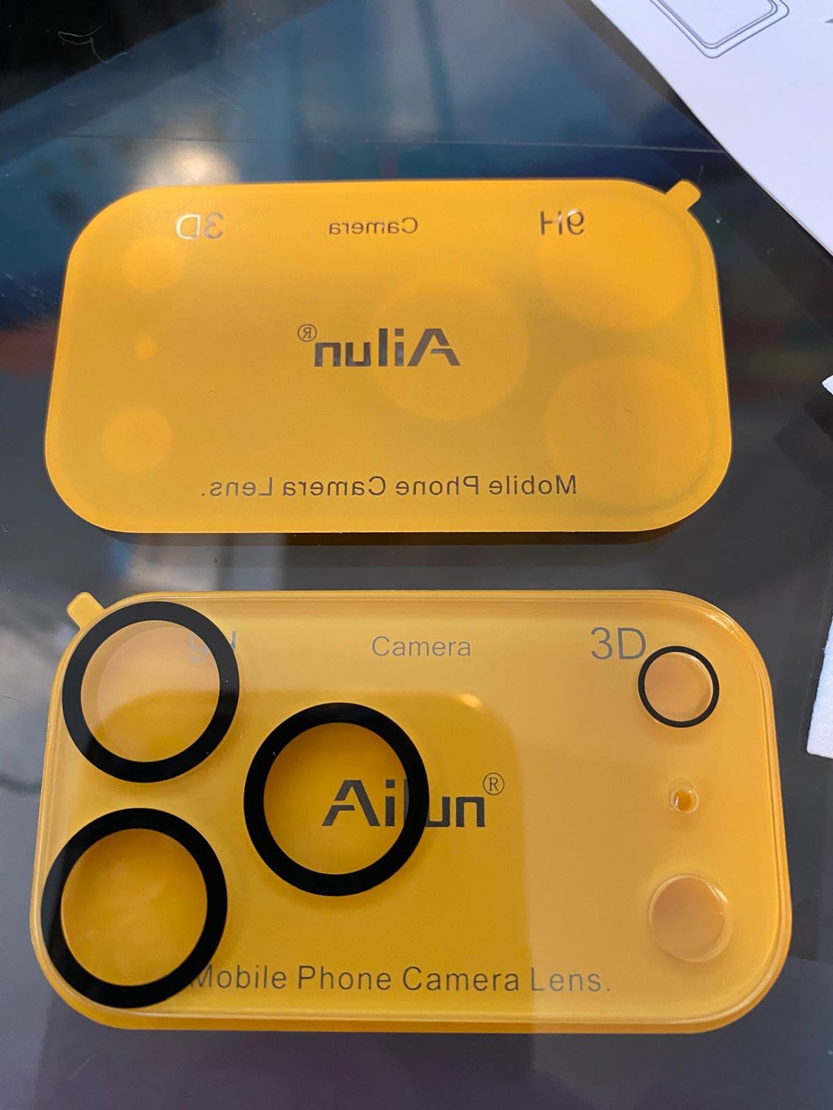 Ailun Screen Protector + Camera Lens Protector for iPhone 16 Pro, 3+3 Pack customer photo 2