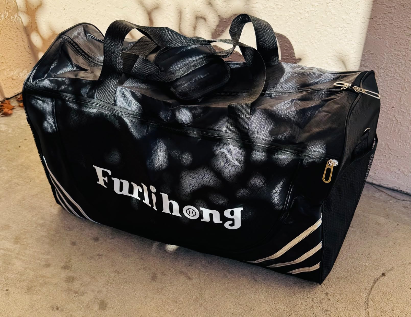 Furlihong 3807BH Tennis Ball Machine with Triangular Base customer photo 1