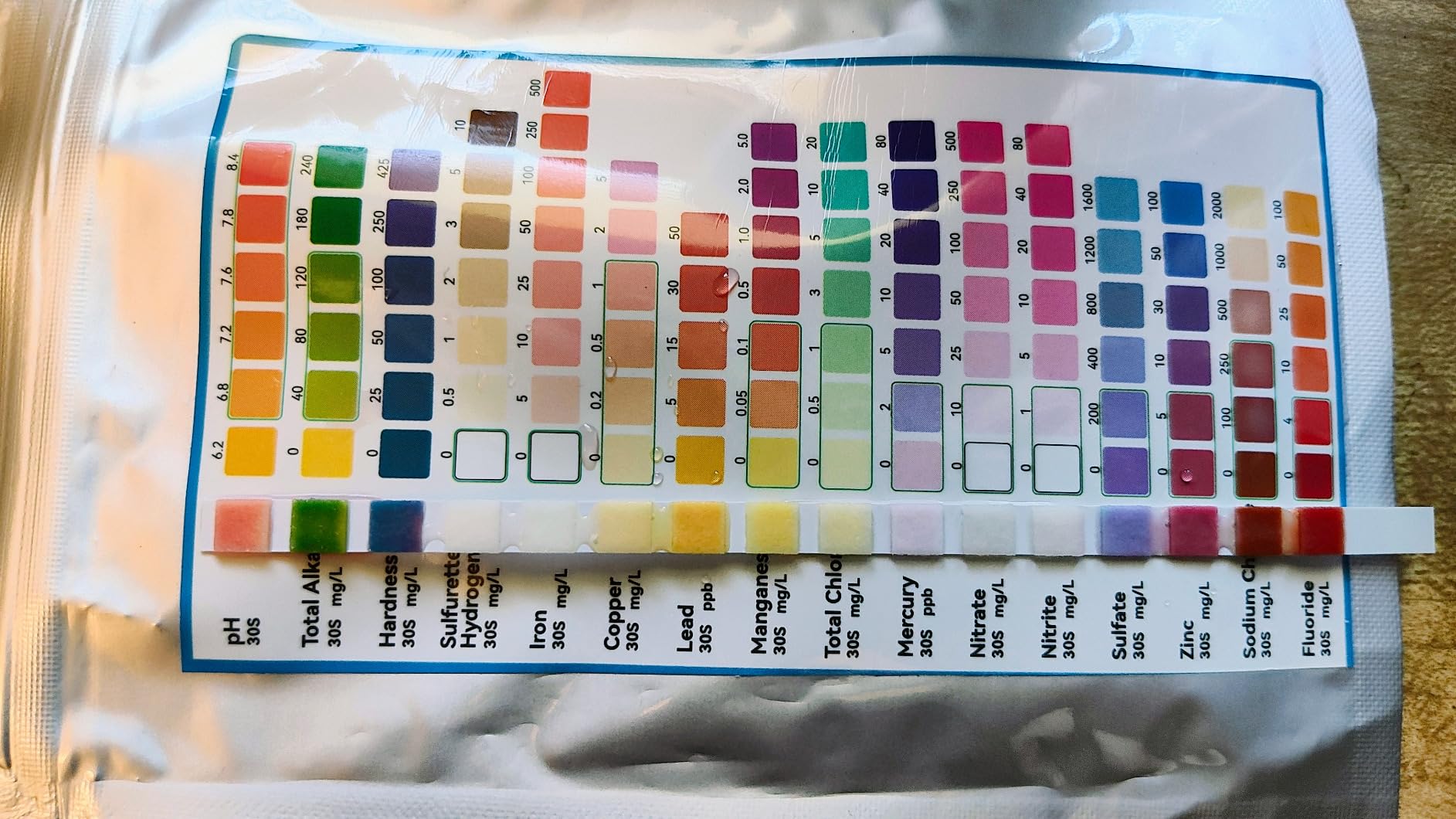 AAwipes Complete Water Testing Kits for Drinking Water 25 Strips Bag Pack 16 in Well, Tap, Drinking Water, City Water Testing Strips (25) customer photo 2