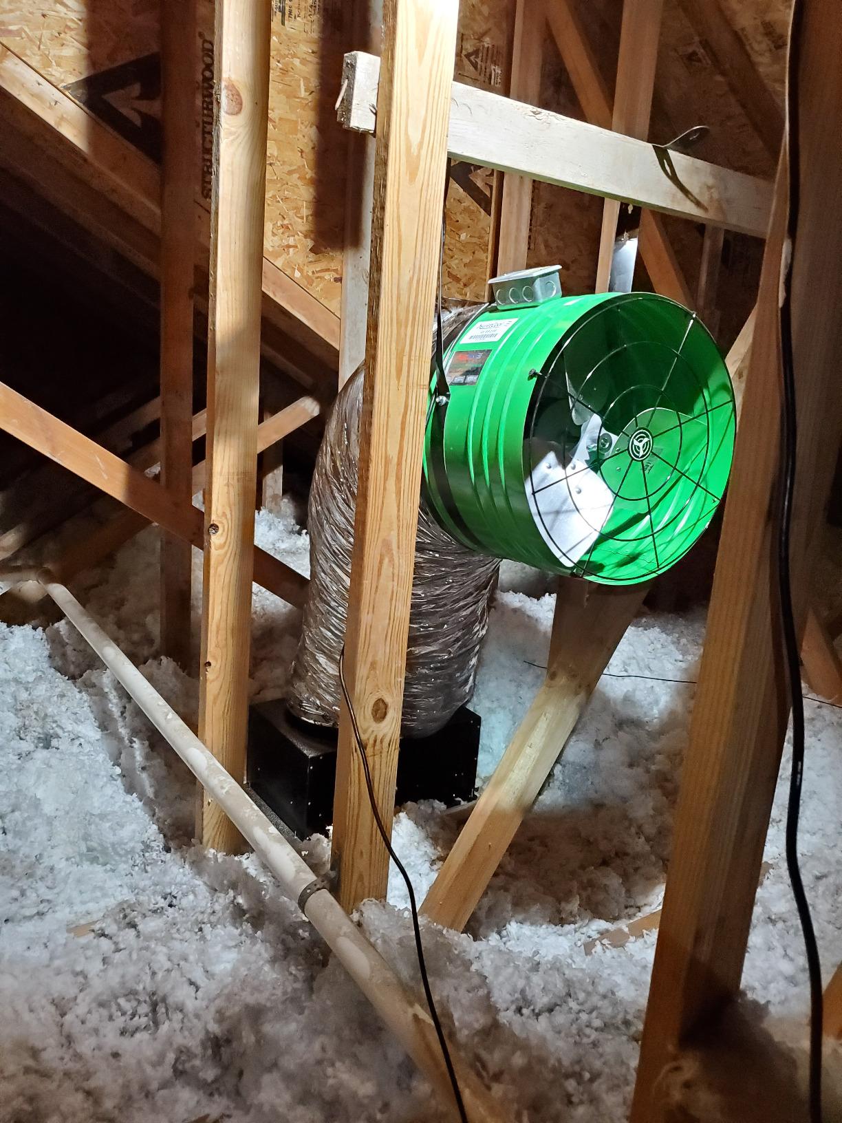 Quietcool QC ES-3100 RF Energy Saver Advanced Whole House Fan with Wireless Control - Up to 3081 CFM - As low as 81 watts - Two Speed - Covers up to 1,541 SQFT - 10 Year Warranty customer photo 2