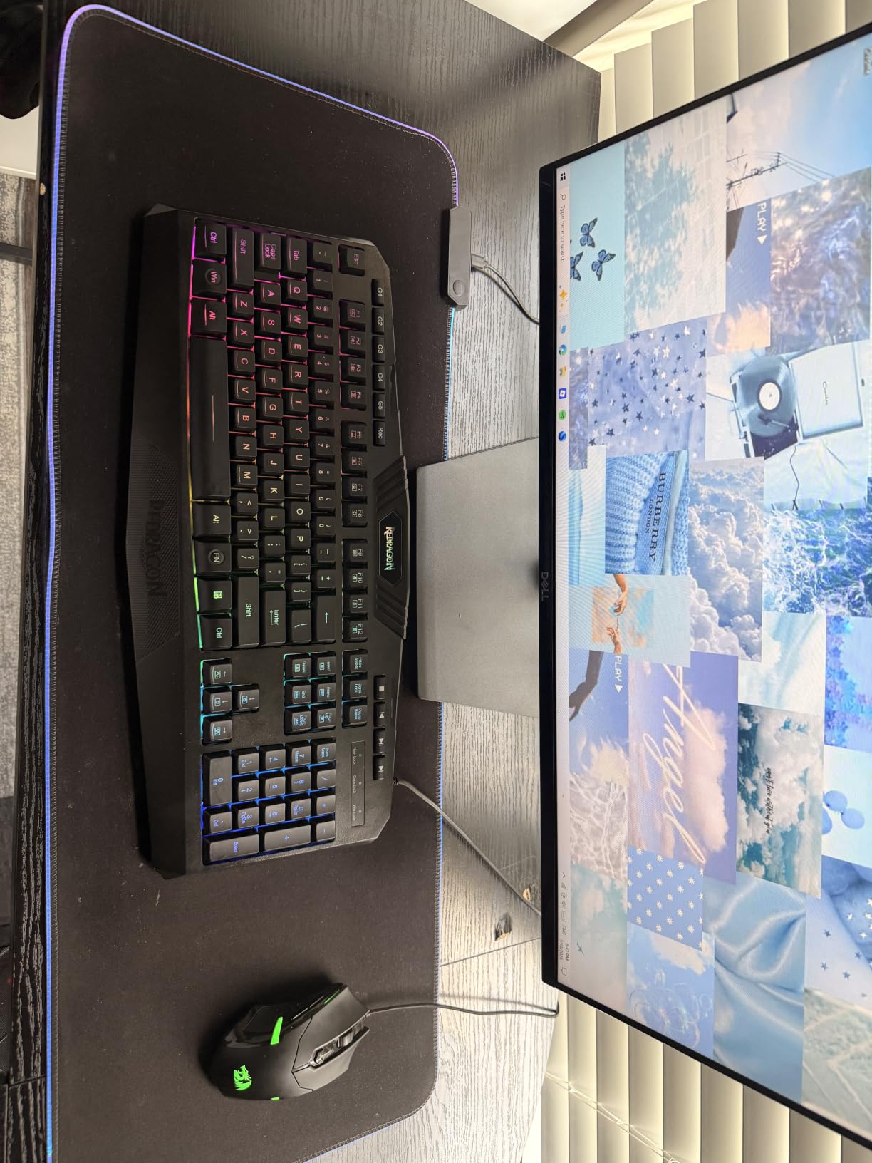 Redragon S101M-KS Gaming Keyboard and Mouse Wireless with Tri-Mode, RGB Keyboard and 4800 DPI Gaming Mouse, 10 Independent Multimedia Keys for Wins, PC, Computer, Wireless S101 Ideal for Gamer customer photo 2