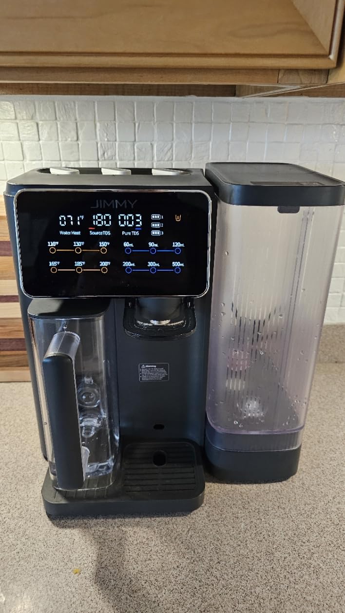 Jimmy R9 Reverse Osmosis Water Filter Countertop,UV Purifier & Instant Hot customer photo 2