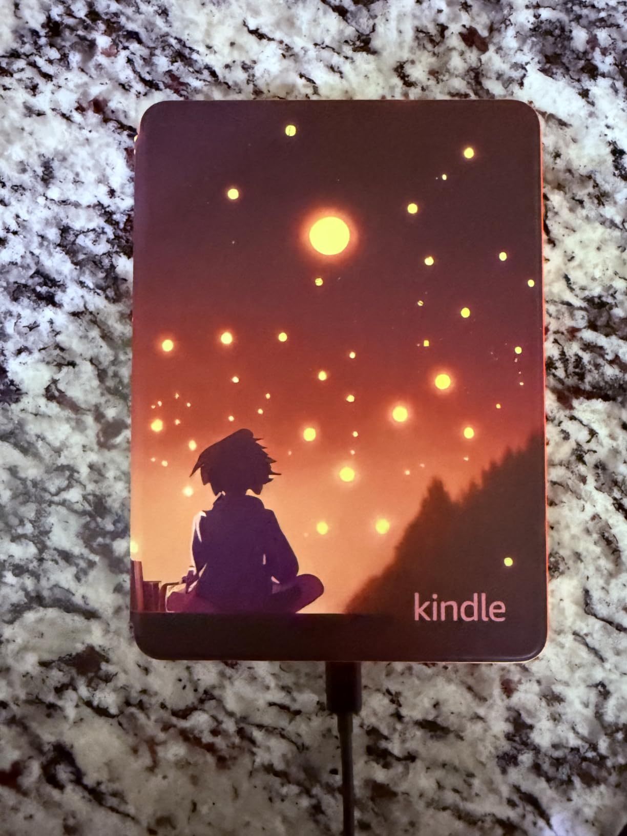 Amazon Kindle Colorsoft Kids 16 GB (newest model) – Lightweight, compact, and designed for reading—no apps, videos, or games. – with cover, Fantasy River customer photo 2