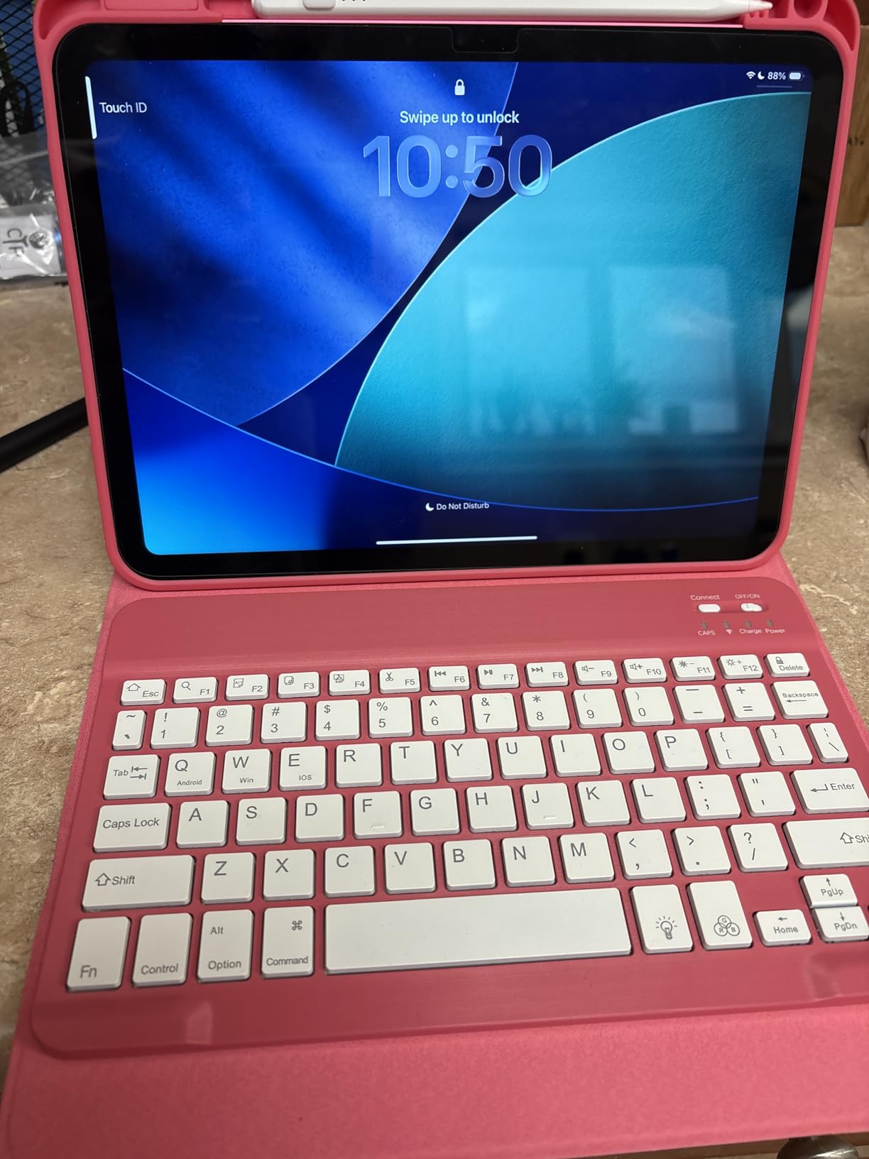 Hamile for iPad A16 11th 10th Generation Case with Keyboard - Wireless customer photo 1