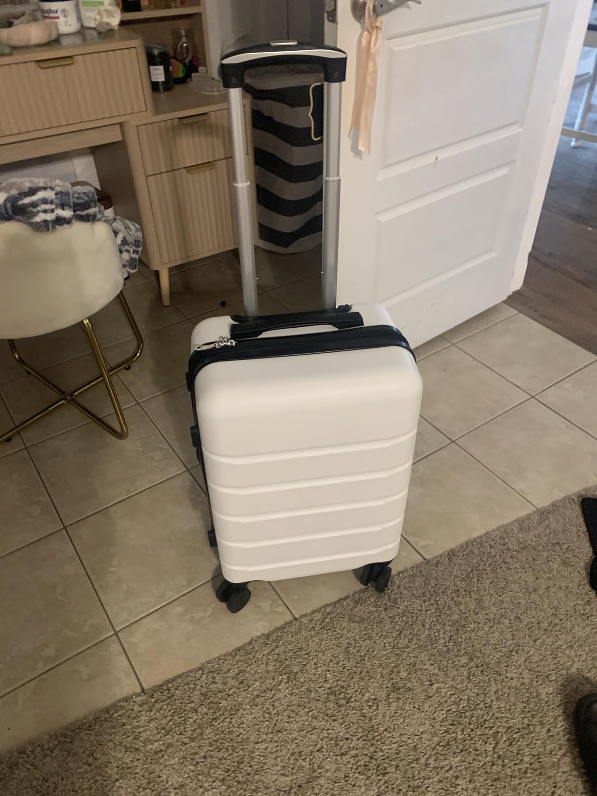 Sweetcrispy 3 Piece Luggage Set, Expandable Suitcase with Spinner Wheels customer photo 2