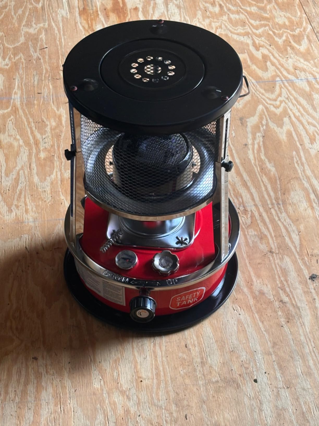 Kerosene Heater, Kerosene Heaters for Indoor Use, Portable Non Electric Stove for Camping, Outdoor, Home, Cooking, Garage, Emergency Oil Heater (4.5L, Blue) customer photo 1