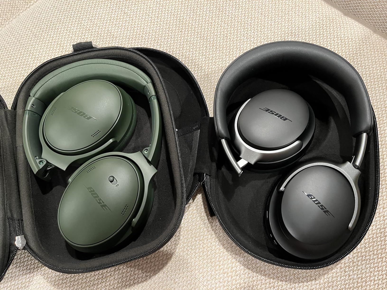 Bose QuietComfort Headphones - Wireless Bluetooth Headphones, Active Over Ear Noise Cancelling and Mic, USB-C Charging, Deep Bass, Up to 24 Hours of Playtime, Moonlight Grey - Limited Edition Color customer photo 2