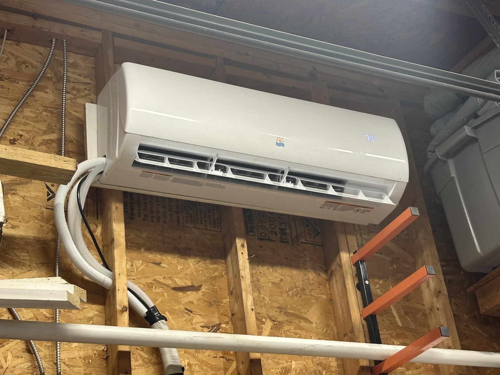 Rellytech Mini Split AC/Heating System, 12000 BTU, 19 SEER2 115V/110V customer photo 2