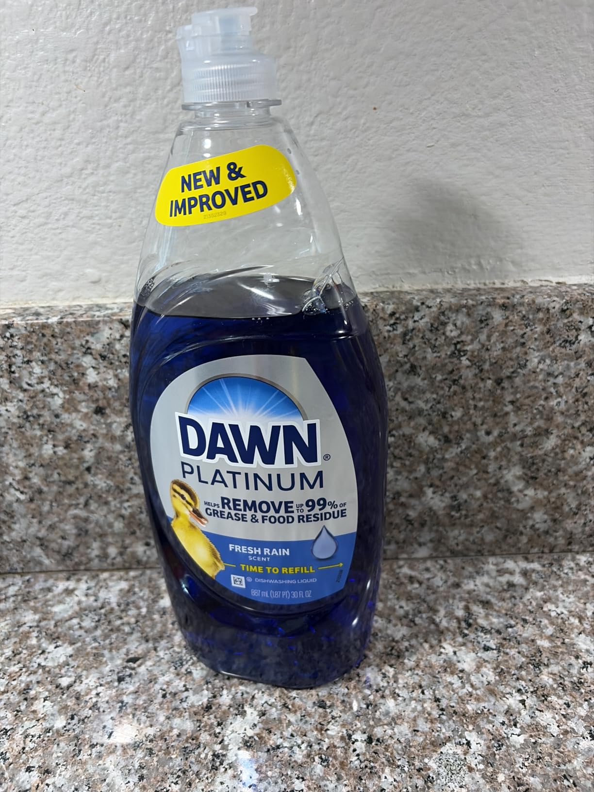 Dawn Platinum Dish Soap Fresh Rain Scent Liquid Dishwashing Detergent, Powerful Dawn Dish Soap for Tough Grease Removal, 30 oz customer photo 2
