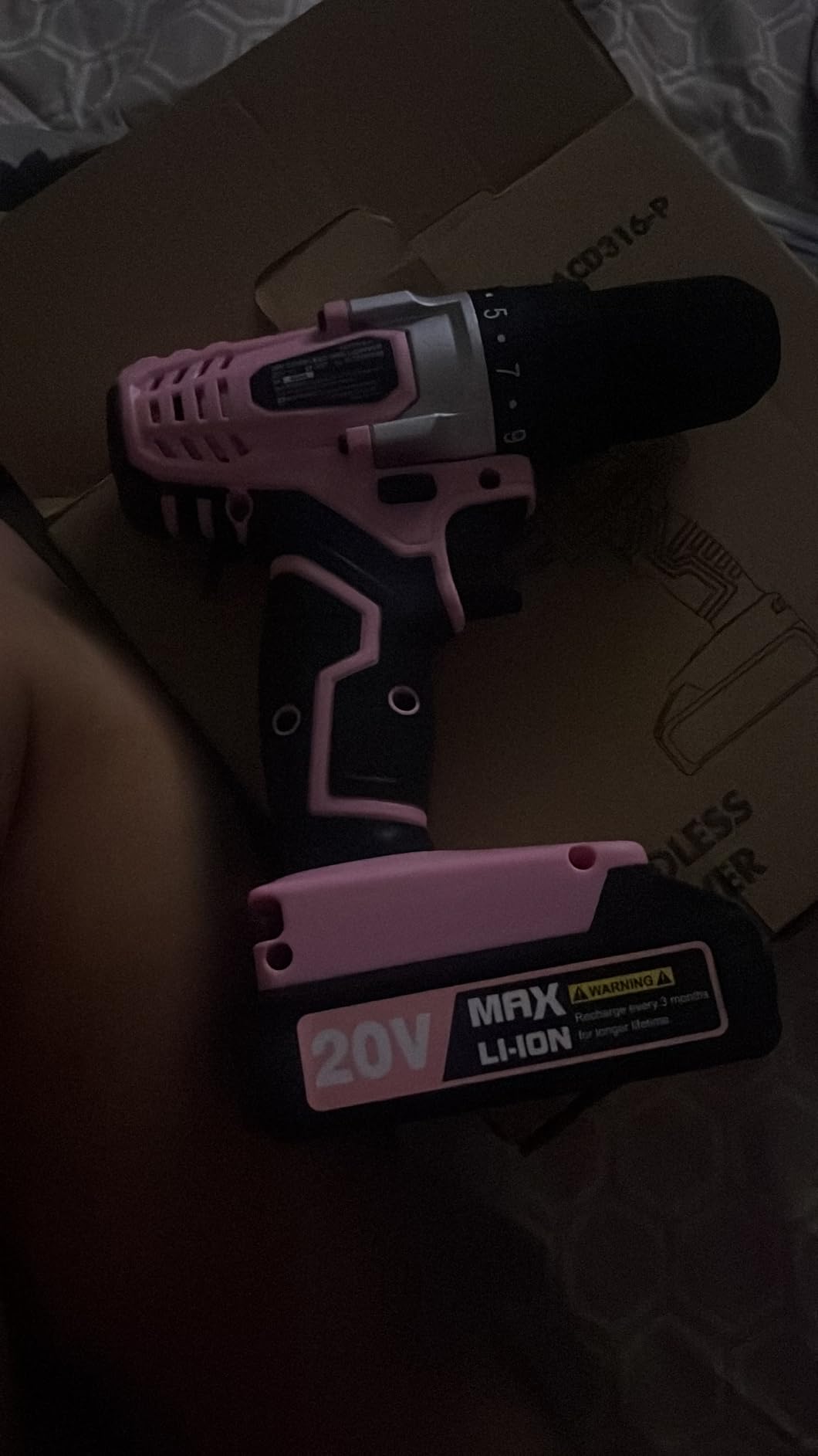 AVID POWER 20V Cordless Electric Drill Set 3/8“ Power Driver Kit for DIY customer photo 1