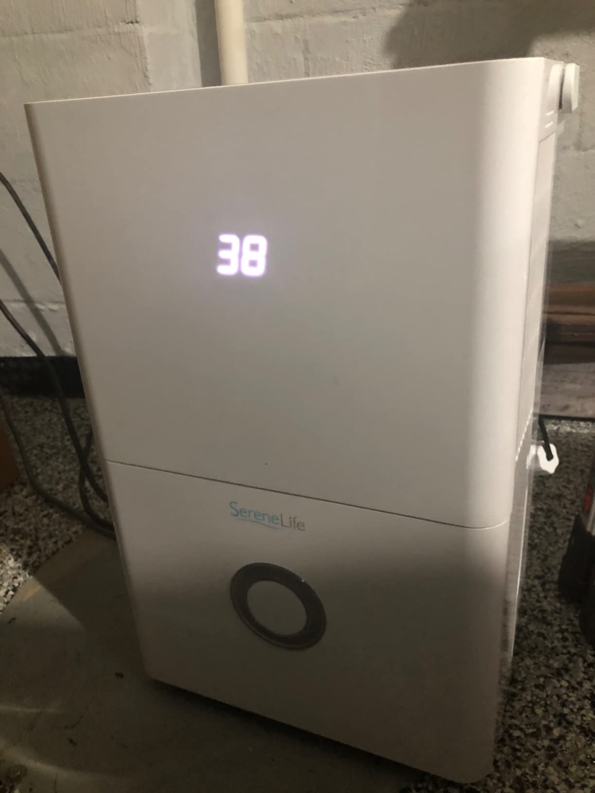 SereneLife Dehumidifiers for Home, 91 Oz Quiet Dehumidifier for Bedroom, Bathroom, Basement with Removable Cylinder For Closet, Timer, Sleep Mode & Smart Humidity Control, Covers 1500 Sq. Ft, White customer photo 2
