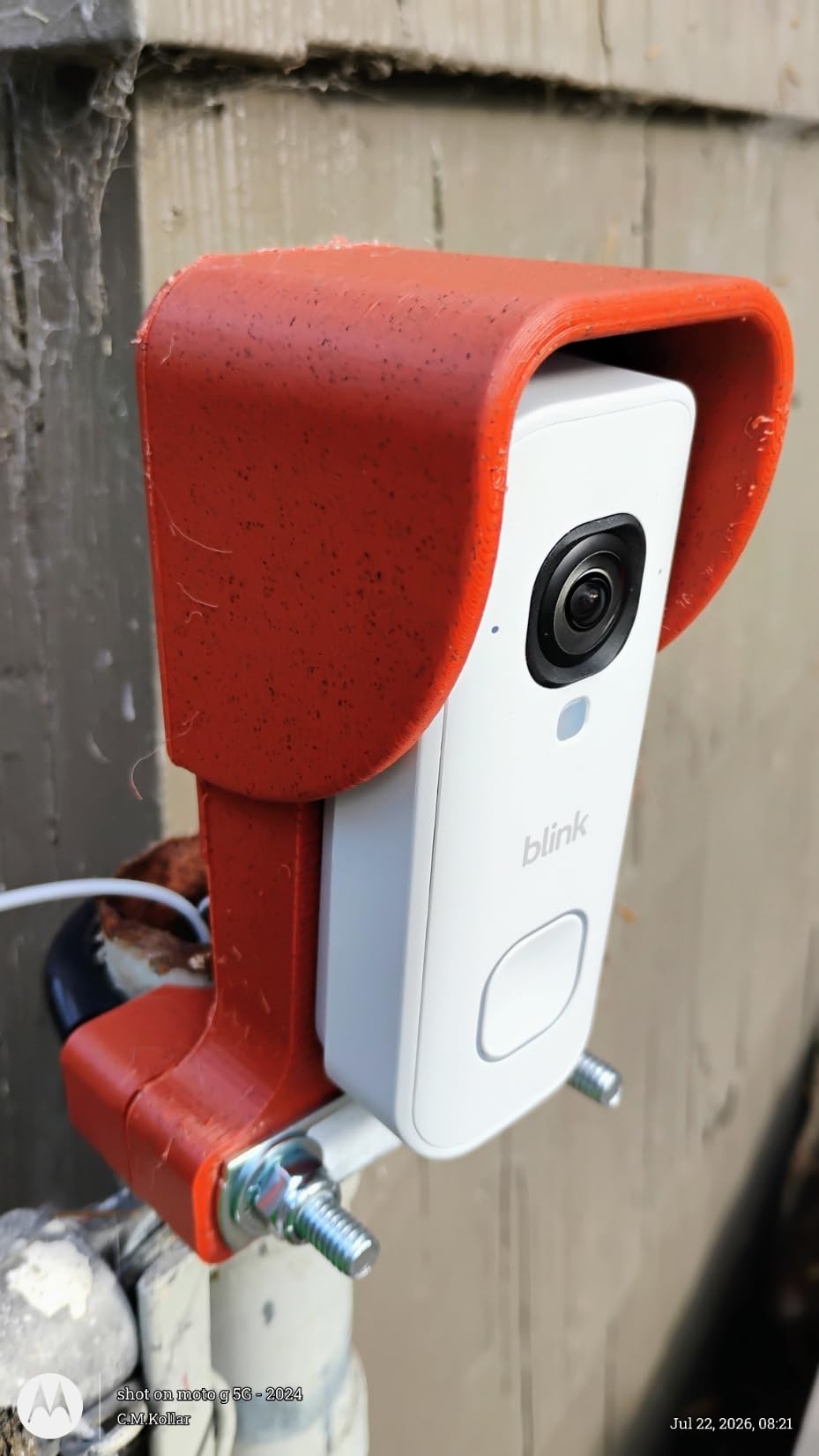 Blink Wired Doorbell 2K+ (newest model) — Head-to-Toe 2K video doorbell, continuous hardwired power, pair with Alexa or Blink Chime (sold separately) required for in-home alerts customer photo 2