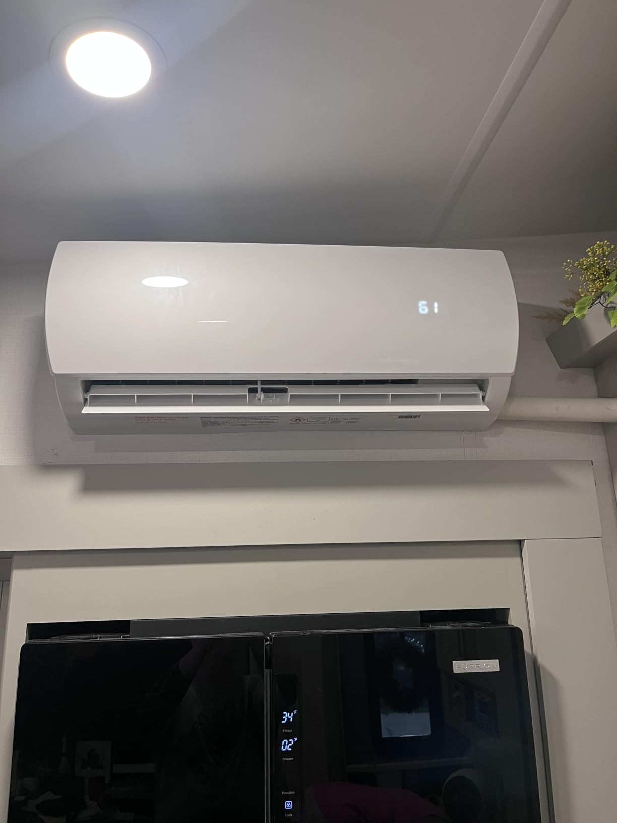 Mountman 9000 BTU Mini Split AC/Heating System,19 SEER2 110/120V Energy Efficient Ductless Inverter System,Cools Up to 450 Sq.Ft with Pre-Charged Condenser,Heat Pump & Installation Kits customer photo 1