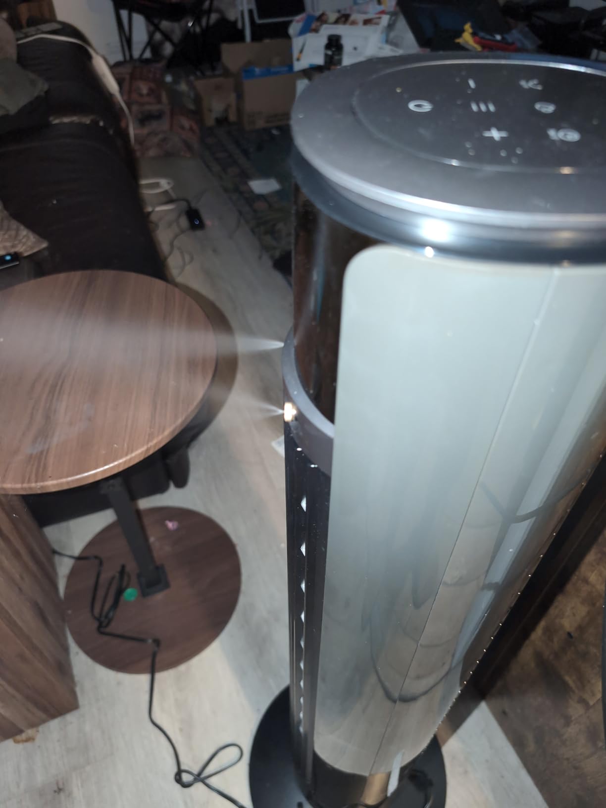 DREO Smart Tower Fan for Indoor & Outdoor Use, 33 ft/s High Velocity, 20 dB customer photo 1