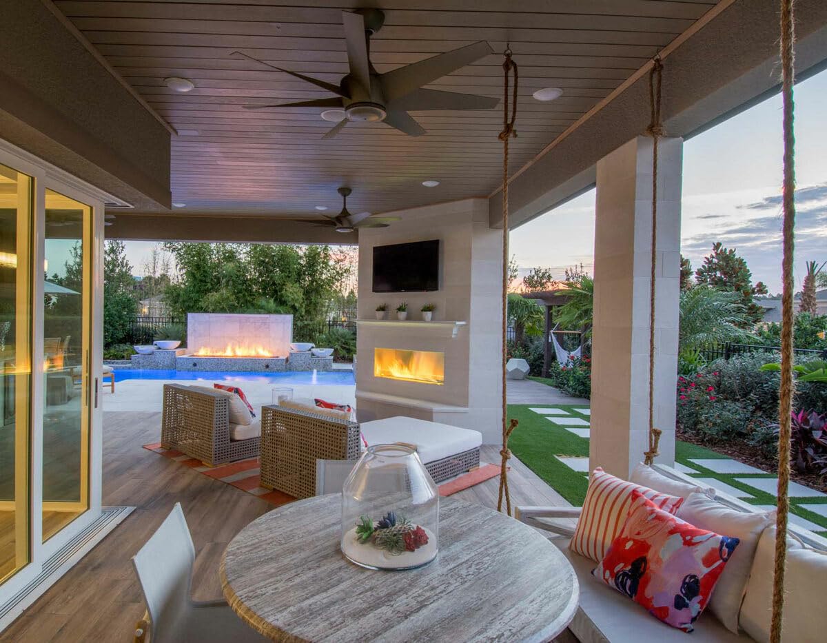 DREO Smart Tower Fan for Indoor & Outdoor Use, 33 ft/s High Velocity, 20 dB customer photo 2