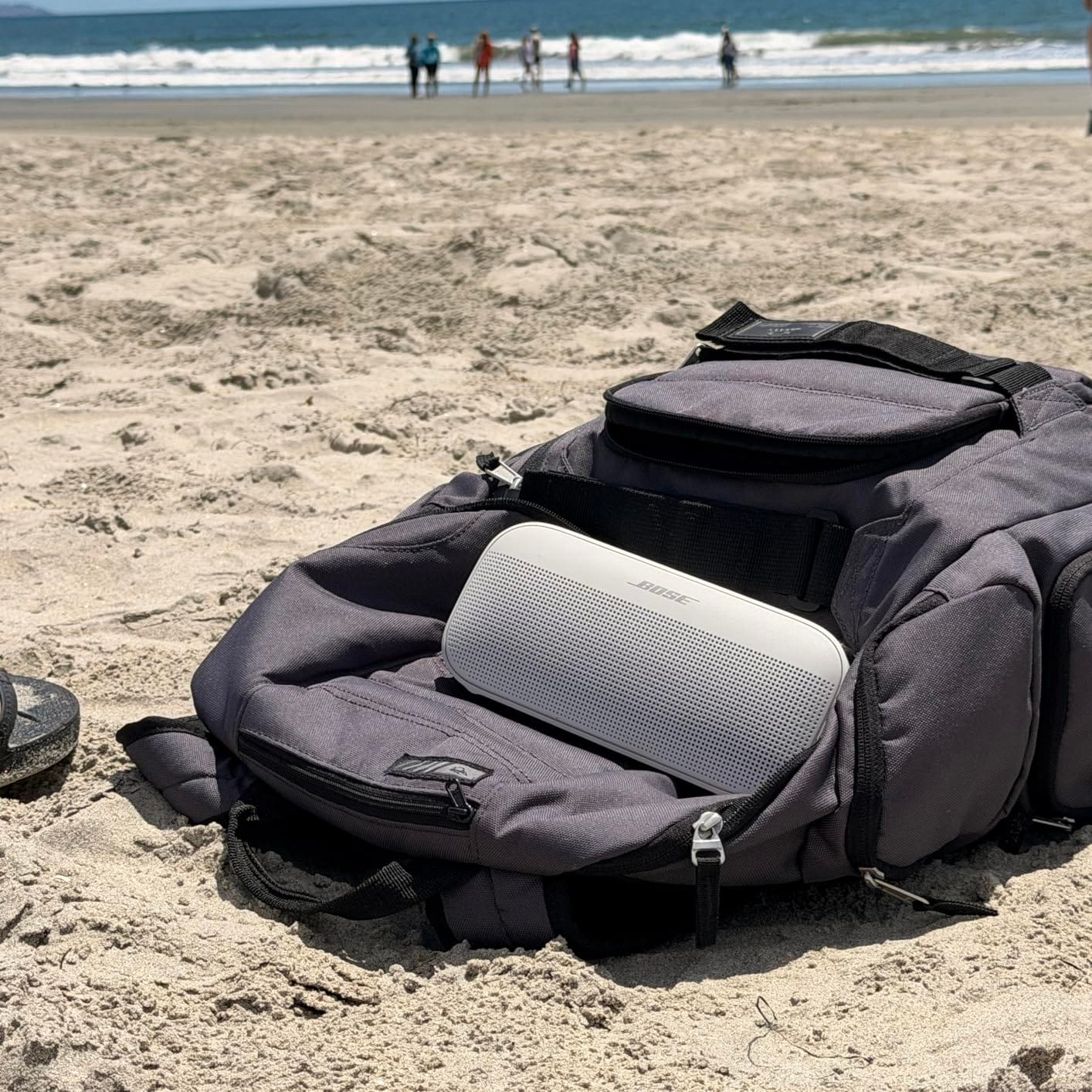 Bose SoundLink Flex Bluetooth Speaker (2nd Gen) - Portable Outdoor Speaker with Hi-Fi Audio, Waterproof and Dustproof, USB-C, Up to 12 Hours Battery Life, Sunset Peach - Limited Edition Color customer photo 1