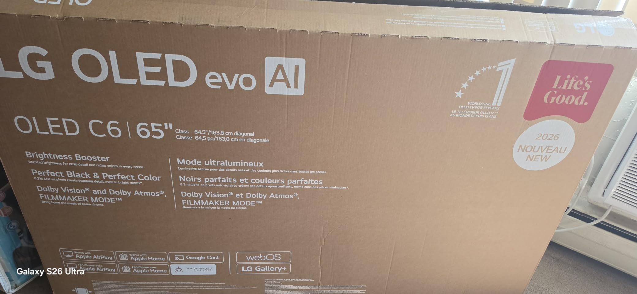 LG 65-Inch Class OLED evo AI 4K C6 Series Smart TV, 2026 Model customer photo 2
