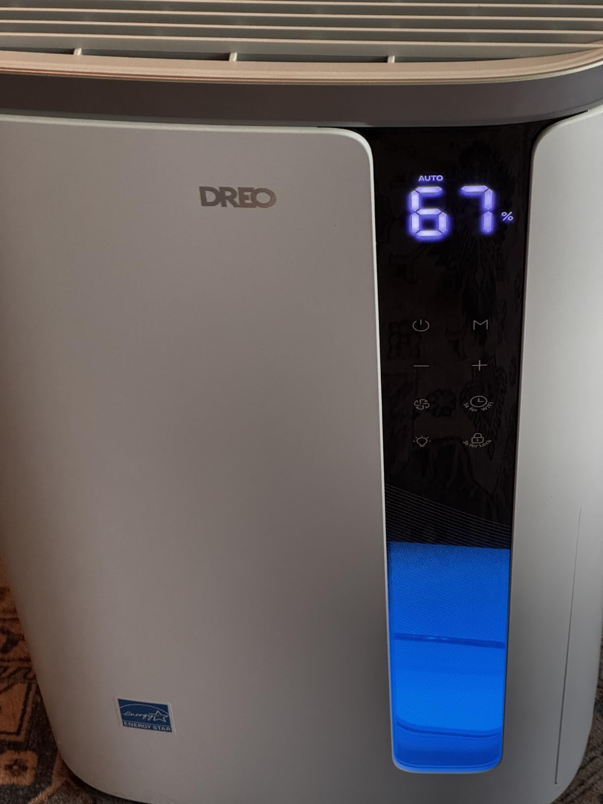 DREO Energy Star 2025 Smart Dehumidifier for Basement, 1.85 Gal Water Tank customer photo 1