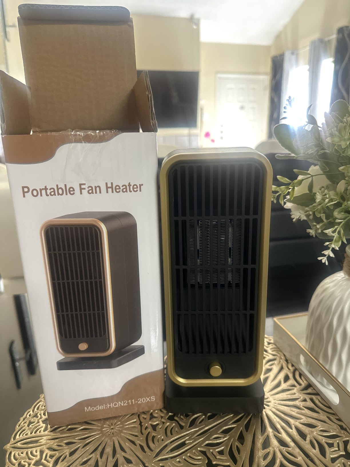 Omber 7000W Electric Garage Heater, 240V Graphene Heating, Hardwired, Yello customer photo 2