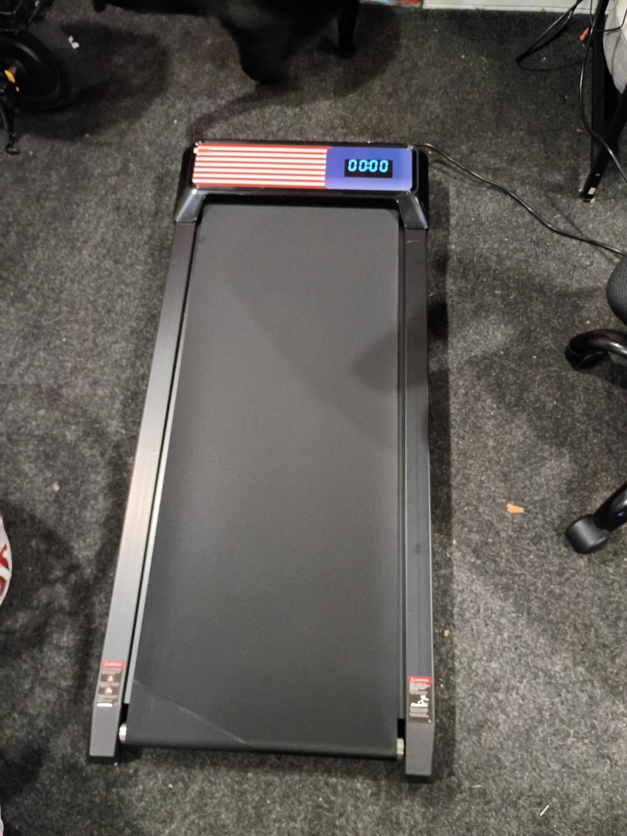 Gkyet Walking Treadmill Pad with Incline, 2.5 HP Under-Desk Treadmill Home Running Pad LED Display Exercise Machine with Remote Control customer photo 2