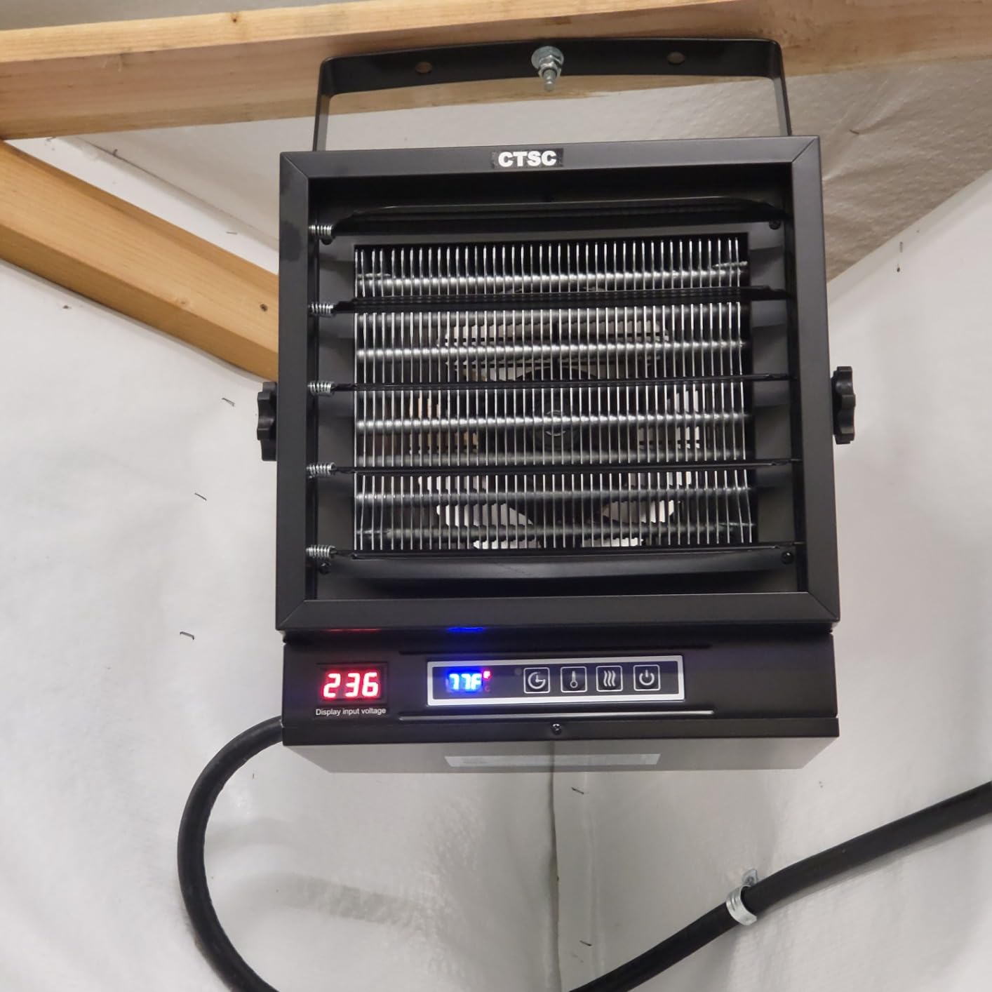CTSC 10000W Garage Heater Electric, 240V Fan-Forced Ceiling Mount Heater customer photo 1