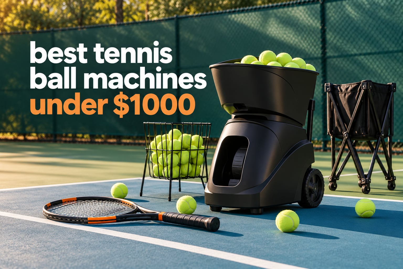 best tennis ball machines under $1000