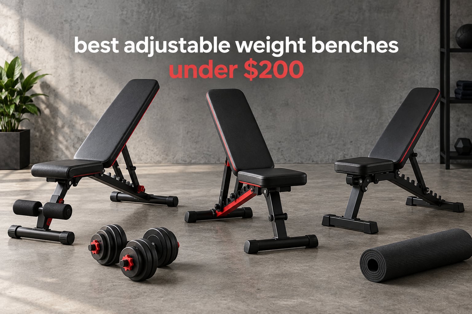 best adjustable weight benches under $200
