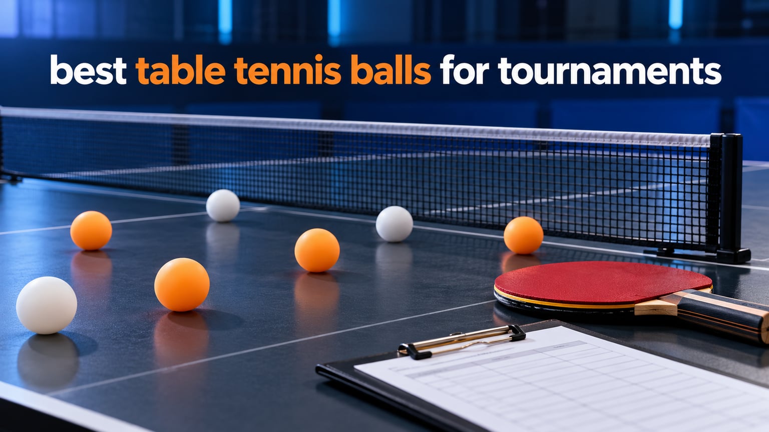 best table tennis balls for tournaments