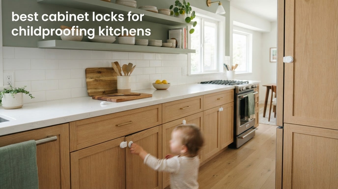 best cabinet locks for childproofing kitchens